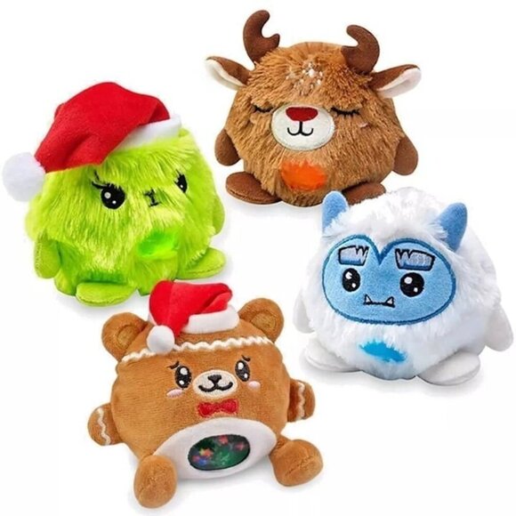 Magic Fortune Friends Squishy Christmas Plushie - Festive Fidget Toy - The Grump - Picture 2 of 6